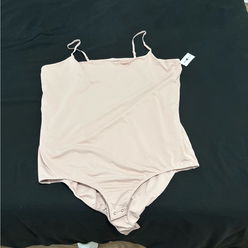 Lane Bryant Blush Pink Bodysuit